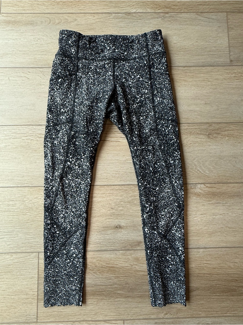 lululemon athletica Black & White Speckled High-Rise Leggings